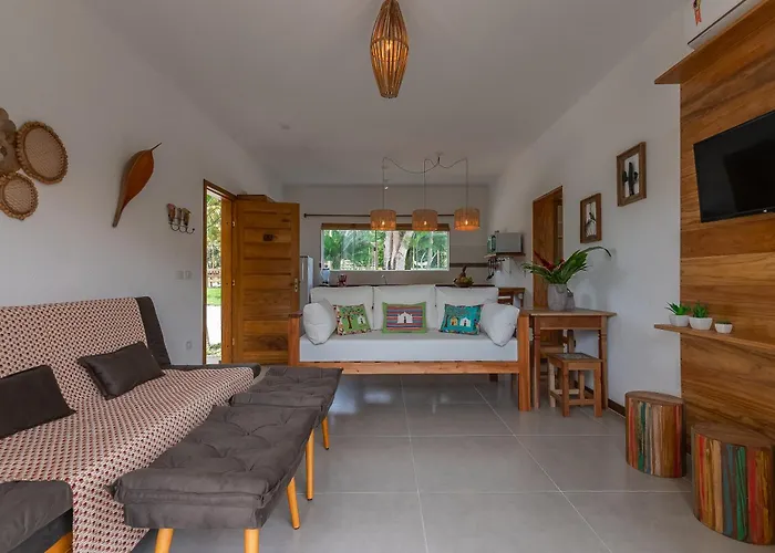 Trancoso43 - Lindo Apartamento 1 Suite , Sala Com Varanda